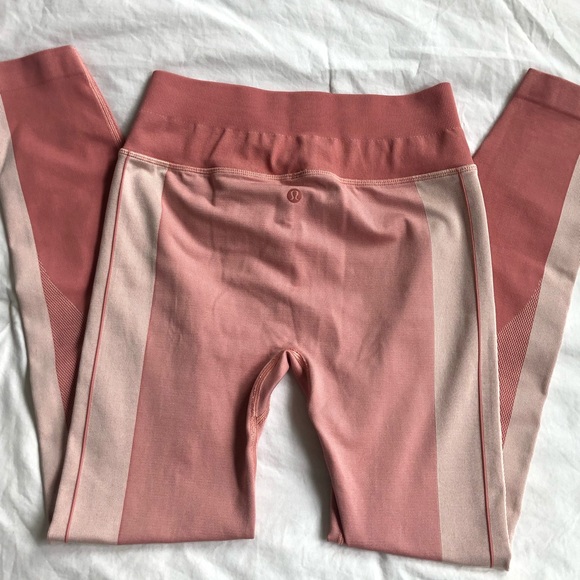 Lululemon Ebb to Train 25” Crop Copper Clay/Angel Wing Tight sz 6 - Picture 14 of 14